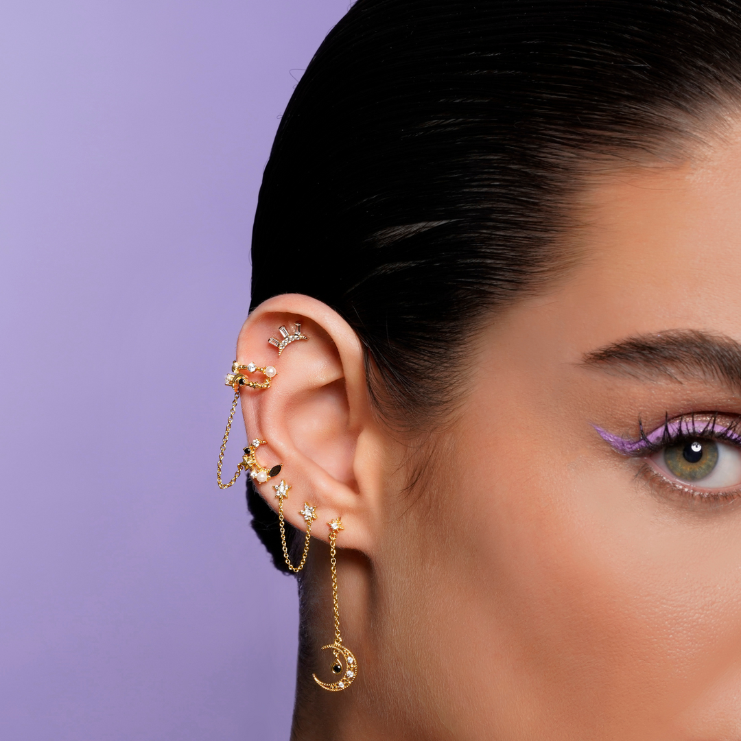 PIERCING OHRRING CANDY COTTON-MOON