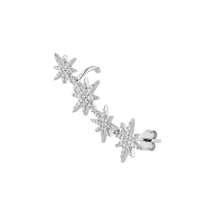 ORECCHINO TREPADOR IN ARGENTO CASSIOPÉE