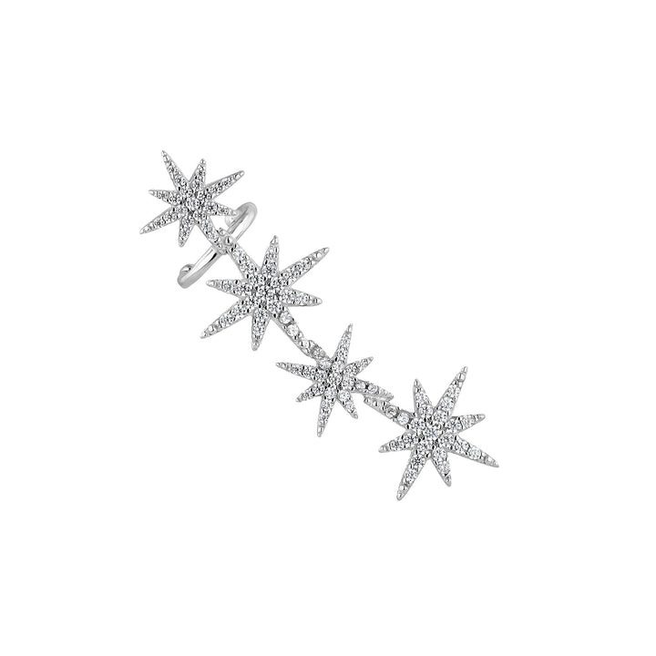 ORECCHINO TREPADOR IN ARGENTO CASSIOPÉE