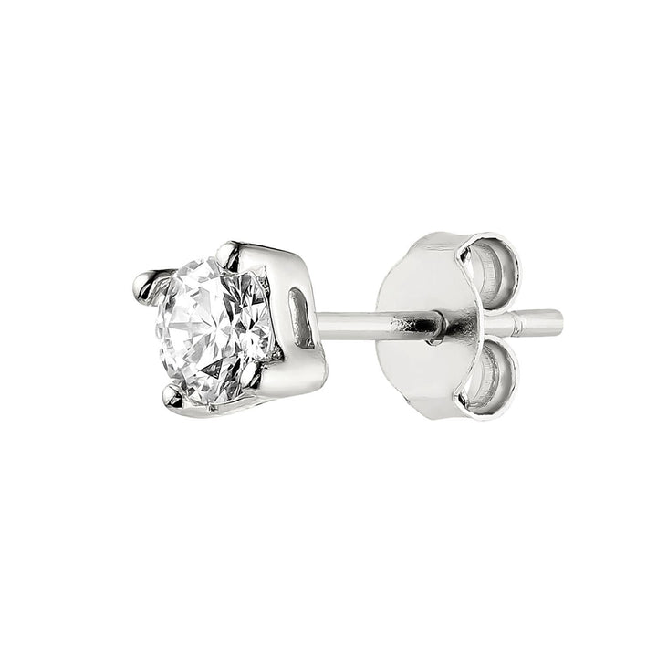 BRINCO PIERCING DE PRATA LUZ