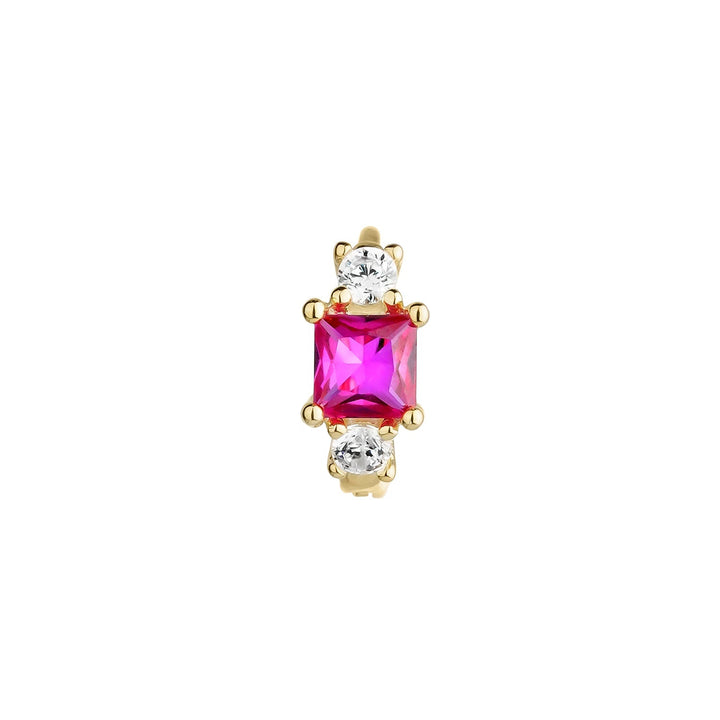 SCARLETT ROSA GELBGOLD CREOLEN PIERCING OHRRING