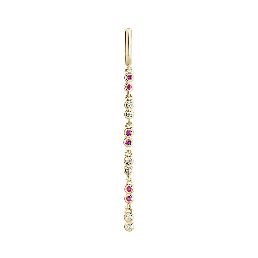 GELBGOLD ROSA RING PIERCING OHRRING FRAUENRING