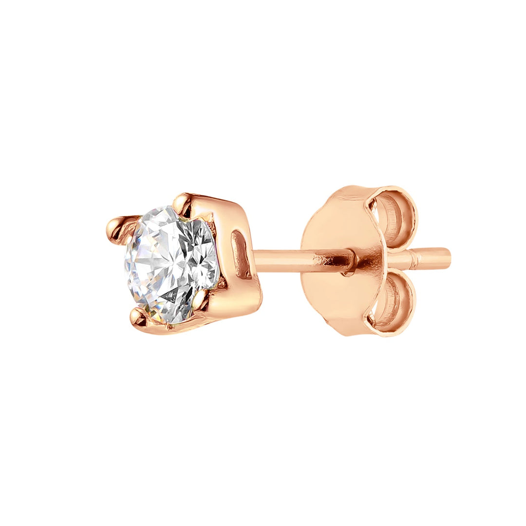 BRINCO PIERCING OURO ROSA LUZ