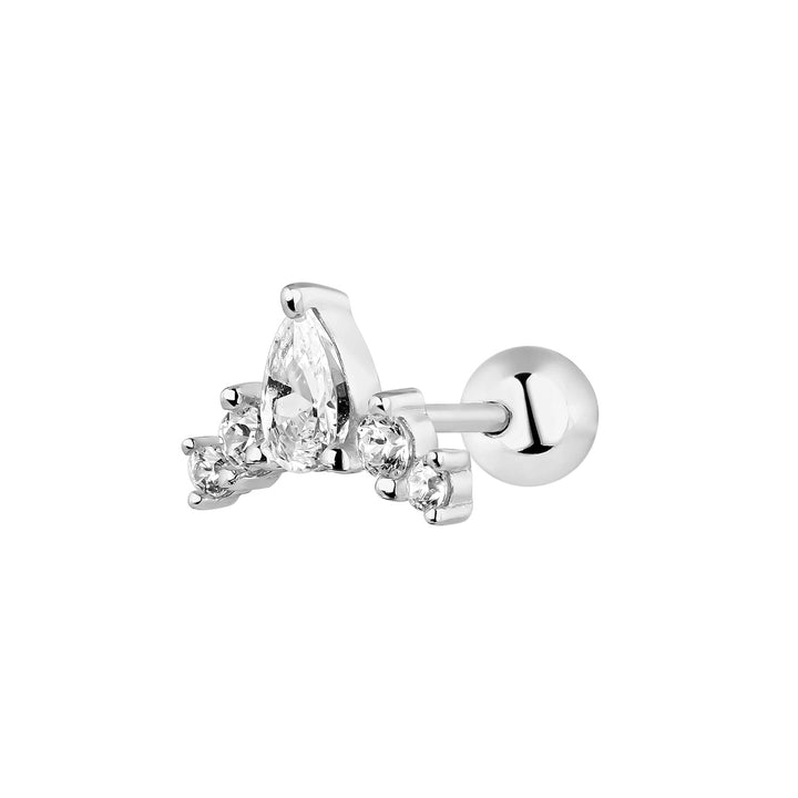 ALICE SILVER PIERCING EARRING