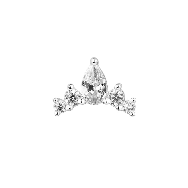 ALICE SILVER PIERCING EARRING