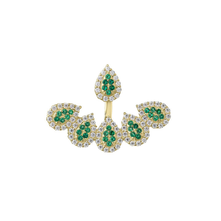 EAR JACKET ORO AMARILLO ZOA