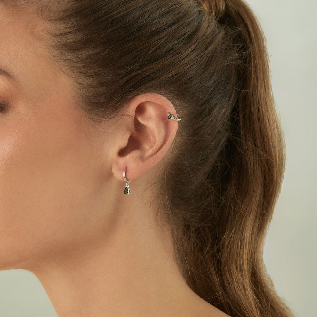 BRINCO PIERCING ARGOLA DE PRATA LEENA
