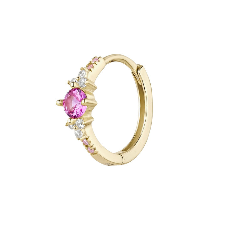 PIERCING OHRSCHMUCK ROSAFARBENER RING KEILA
