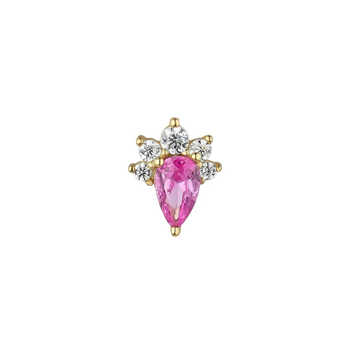 ROSA PIERCING OHRRING LOIDA