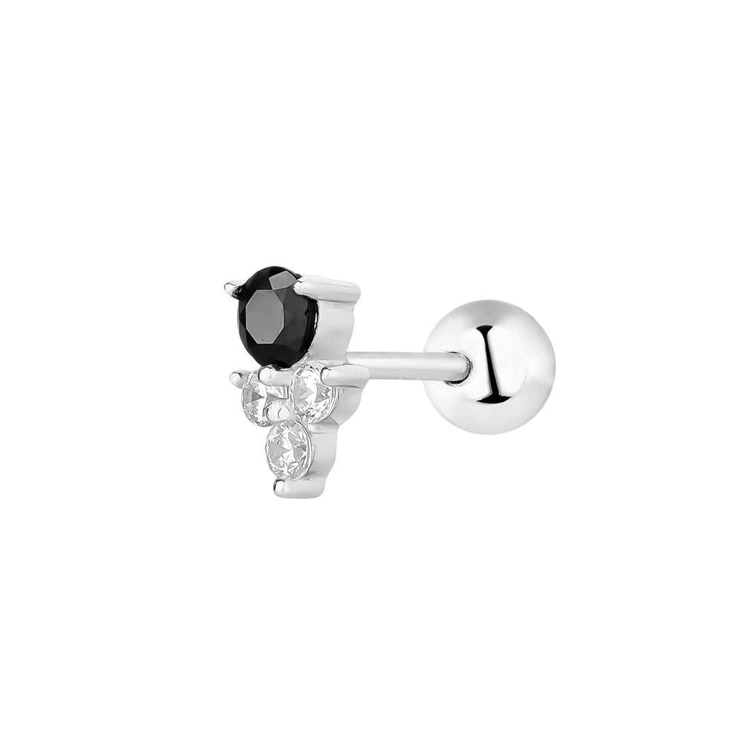 SILBER PIERCING OHRRING ZAIR