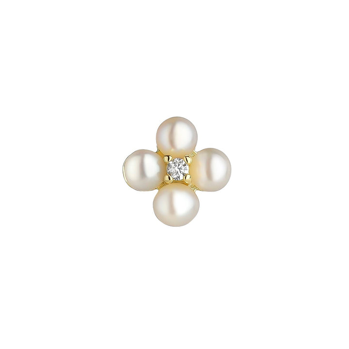 FLEUR-PERLE PIERCING OHRRING