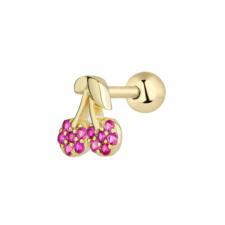 PIERCING OHRSCHMUCK CHERRY