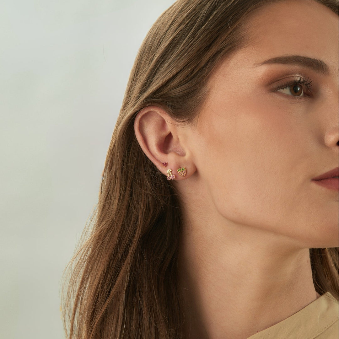 PIERCING OHRSCHMUCK CHERRY