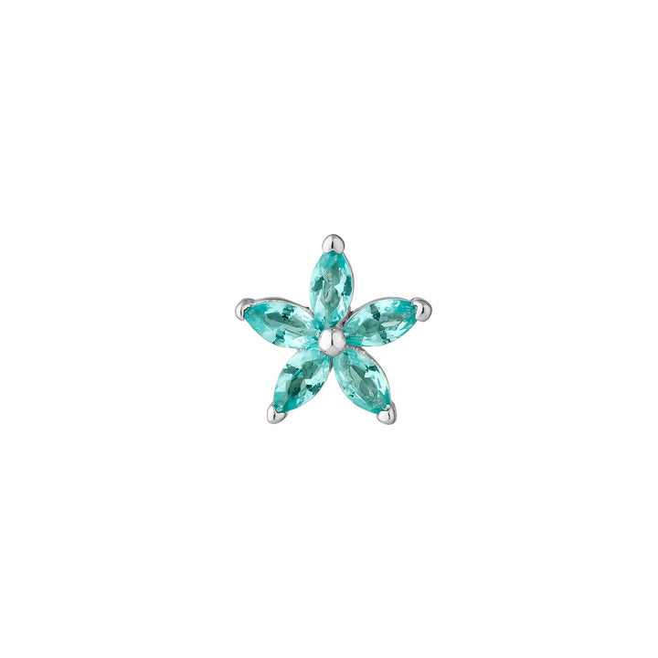 CALENDULA PIERCE OHRSCHMUCK AUS BLAUEM SILBER