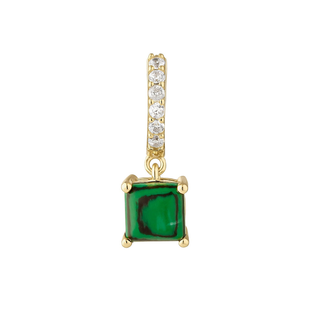 LAVANYA PIERCE RING GRÜN