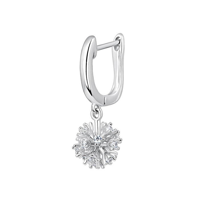 SPARKLING EXPLOSION HOOP PIERCING EARRING