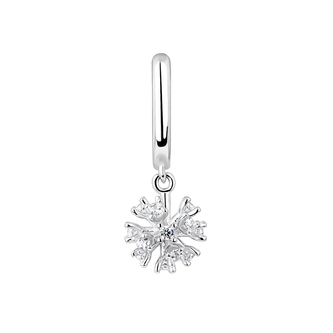 SPARKLING EXPLOSION HOOP PIERCING EARRING