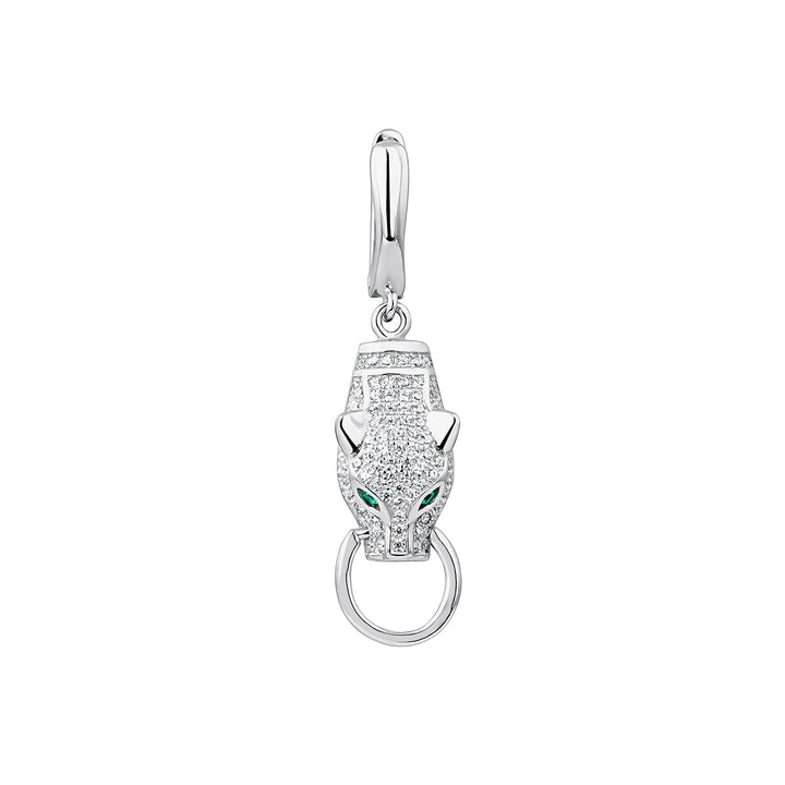 PENDIENTE PIERCING ARO DE PLATA THE PANTHER