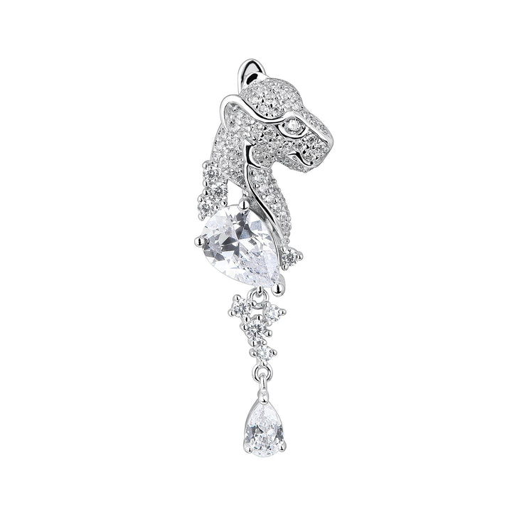 SILVER PIERCING EARRING WILD