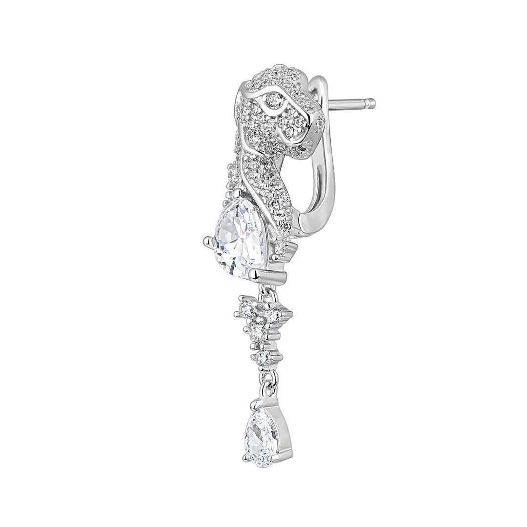 SILVER PIERCING EARRING WILD