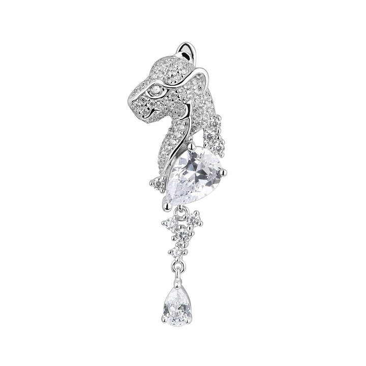SILVER PIERCING EARRING WILD
