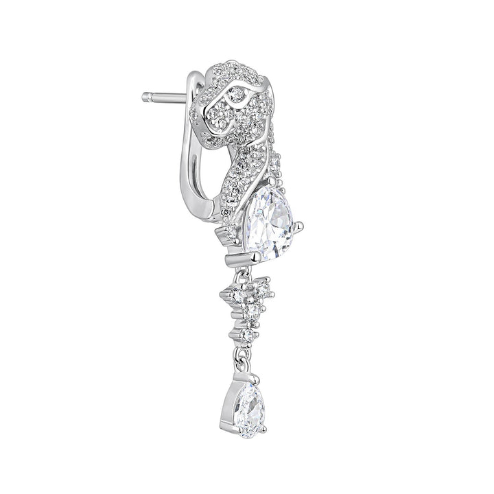 SILVER PIERCING EARRING WILD