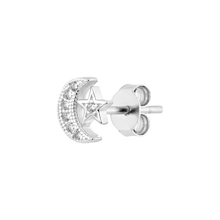 SILBERNER PIERCING OHRRING HEAVEN
