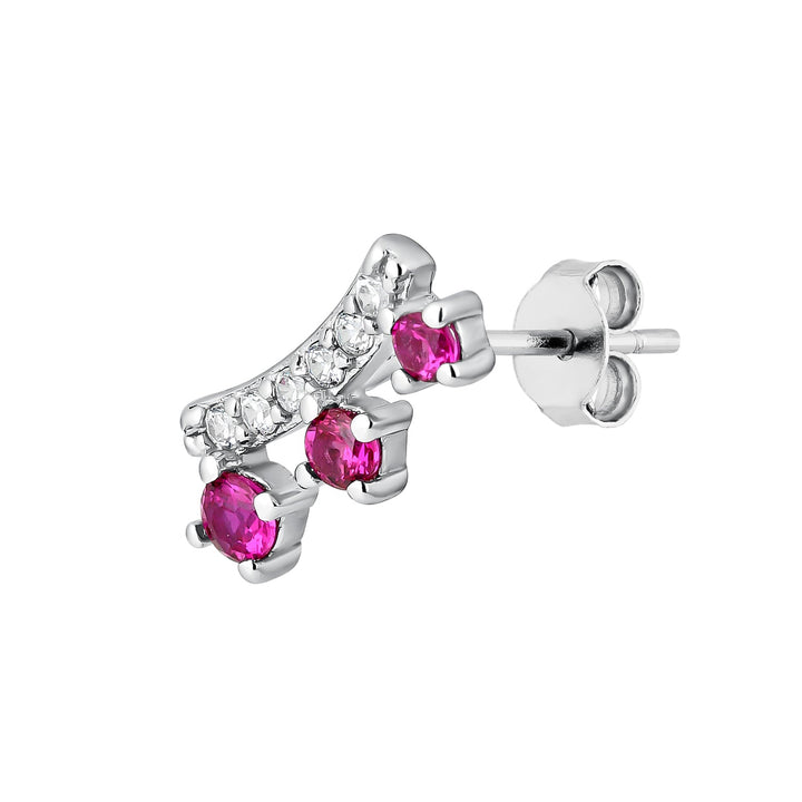 SILBERNER PIERCING OHRRING DEVA