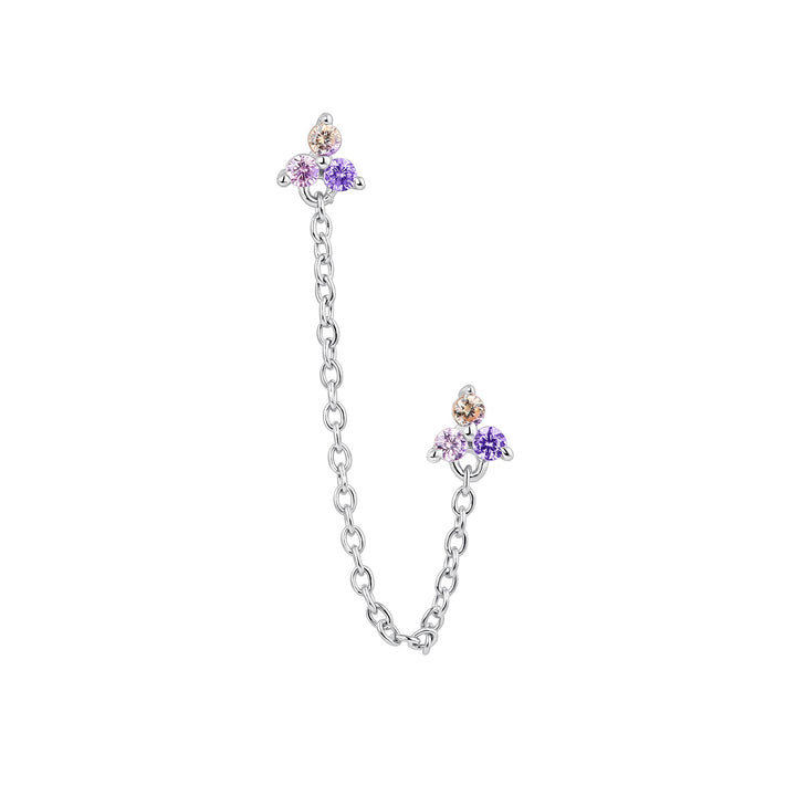 MEHRFACH SILBERNER PIERCING OHRRING ALAIA
