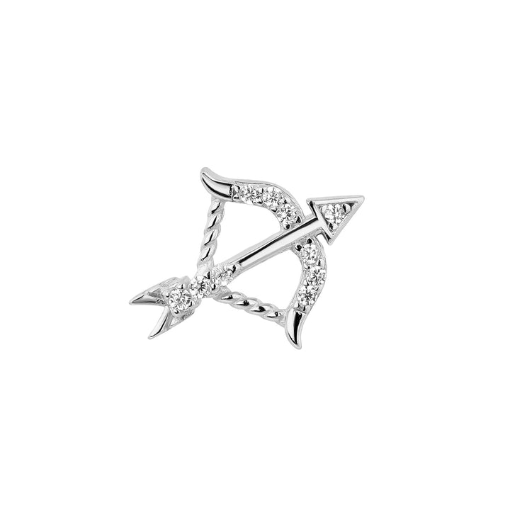 SILVER PIERCING EARRING CUPID