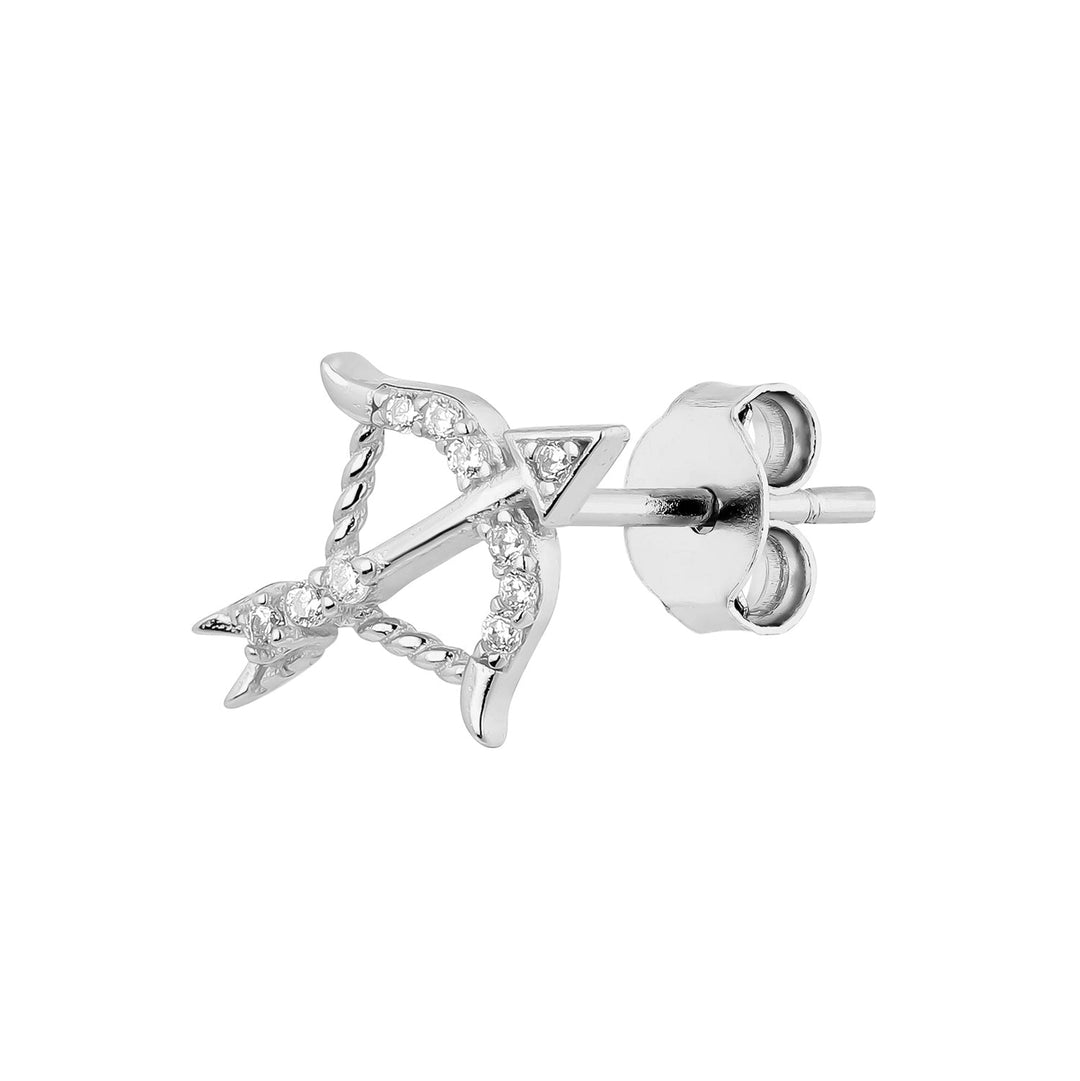SILVER PIERCING EARRING CUPID