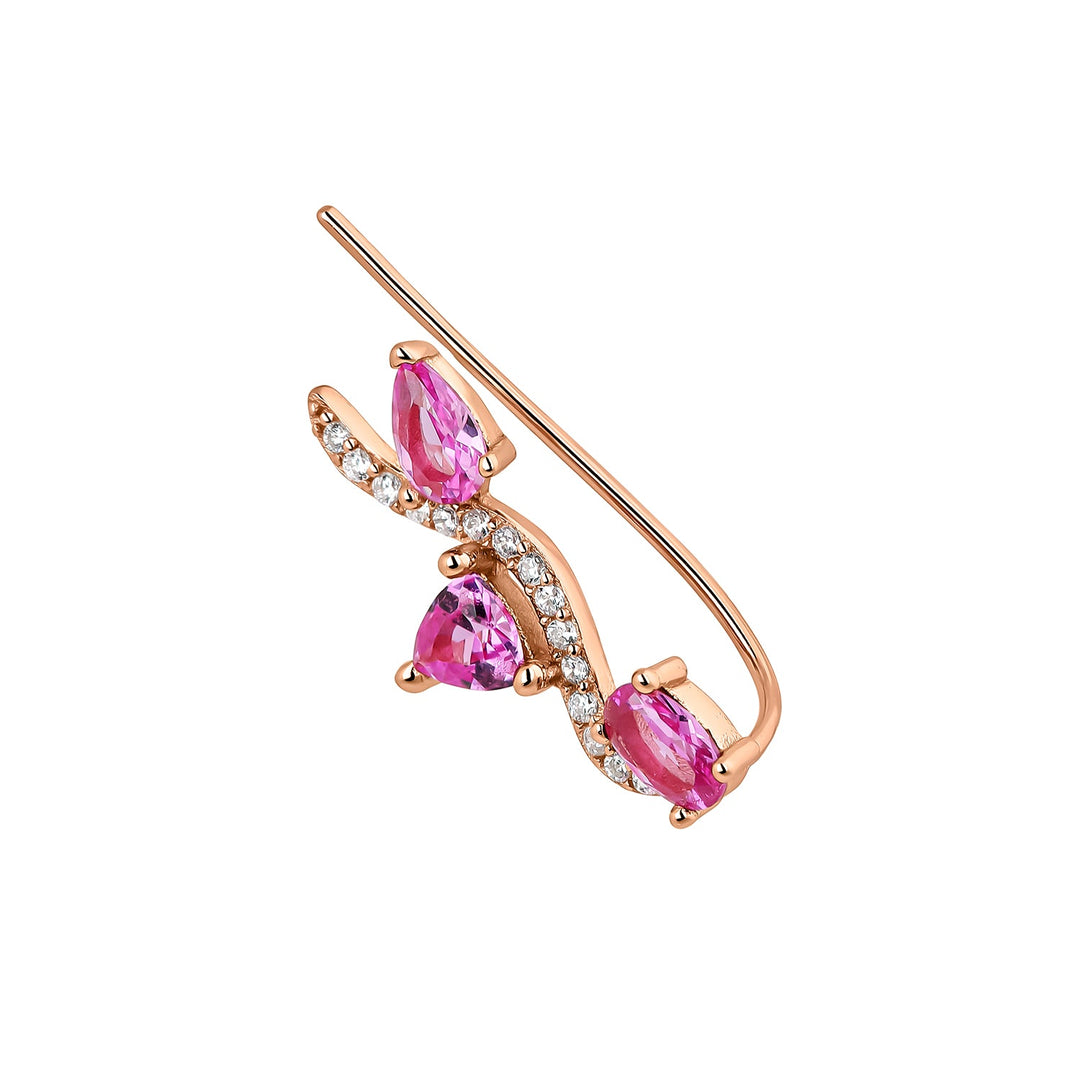 ROSE GOLD CLIMBER EARRING AVANI