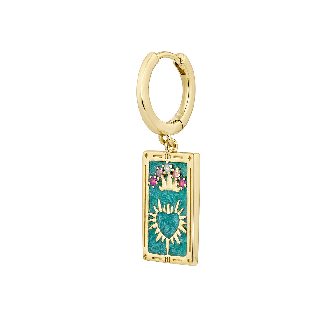 PIERCING OHRRING TAROTKARTEN EMPERATRIZ