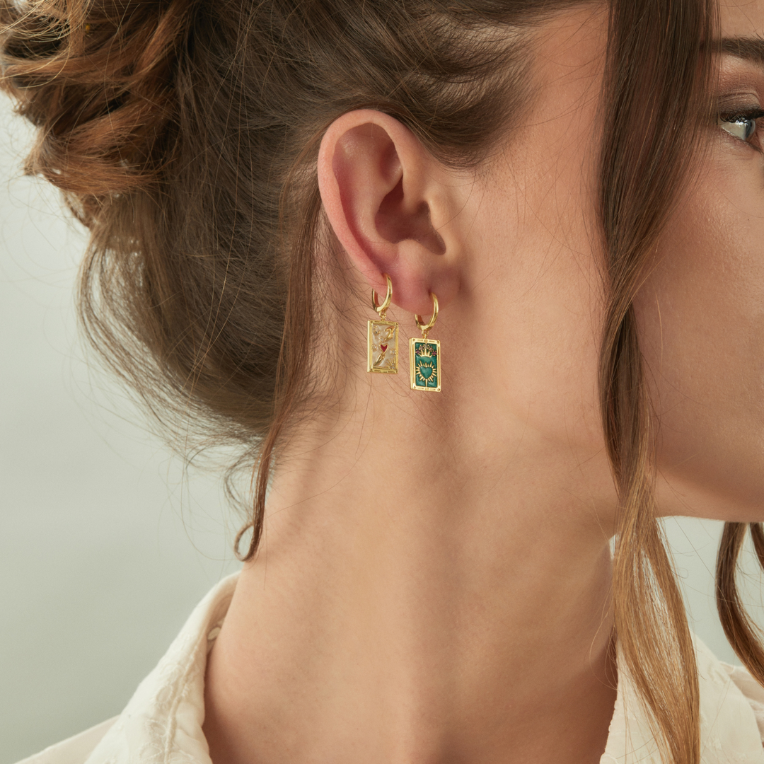 PIERCING OHRRING TAROTKARTEN EMPERATRIZ