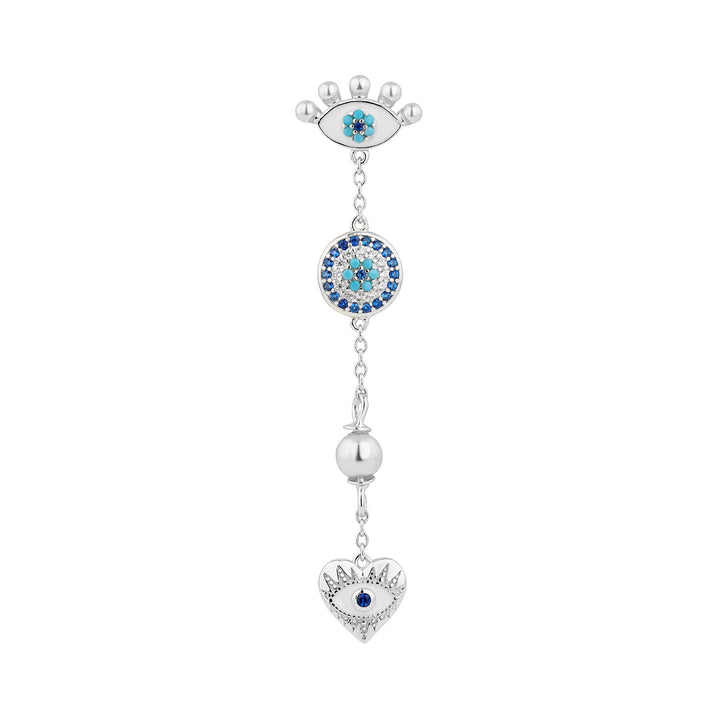 ORECCHINO PIERCING IN ARGENTO COSMIC-PROTECTION
