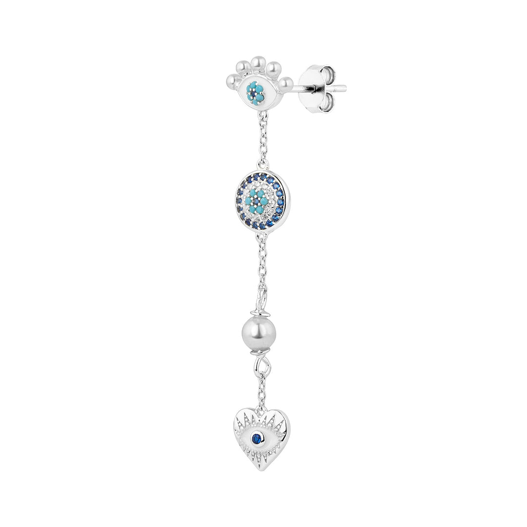 ORECCHINO PIERCING IN ARGENTO COSMIC-PROTECTION