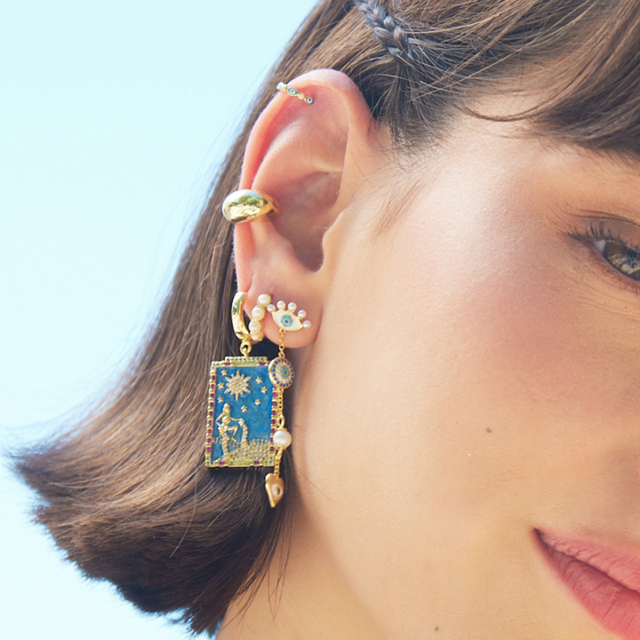 PIERCING OHRRING COSMIC-PROTECTION