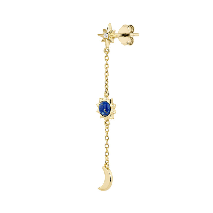 COSMIC-GALAXY PIERCING EARRING