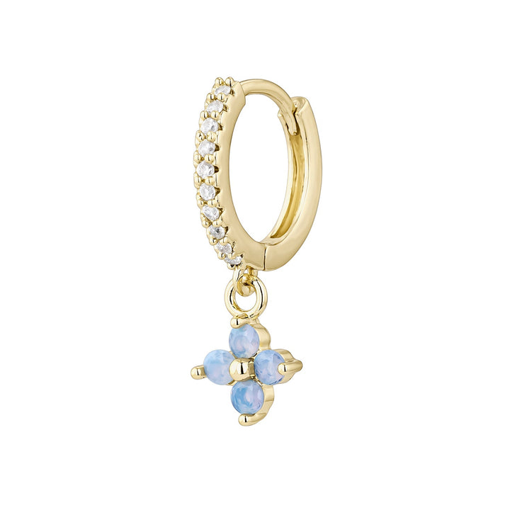 ORECCHINO PIERCING CERCHIO CELESTE