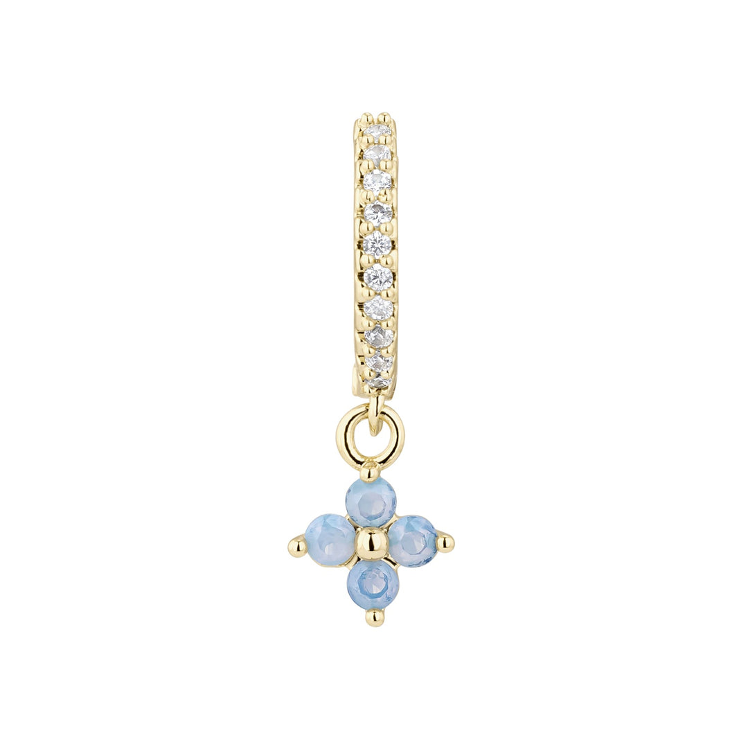 ORECCHINO PIERCING CERCHIO CELESTE