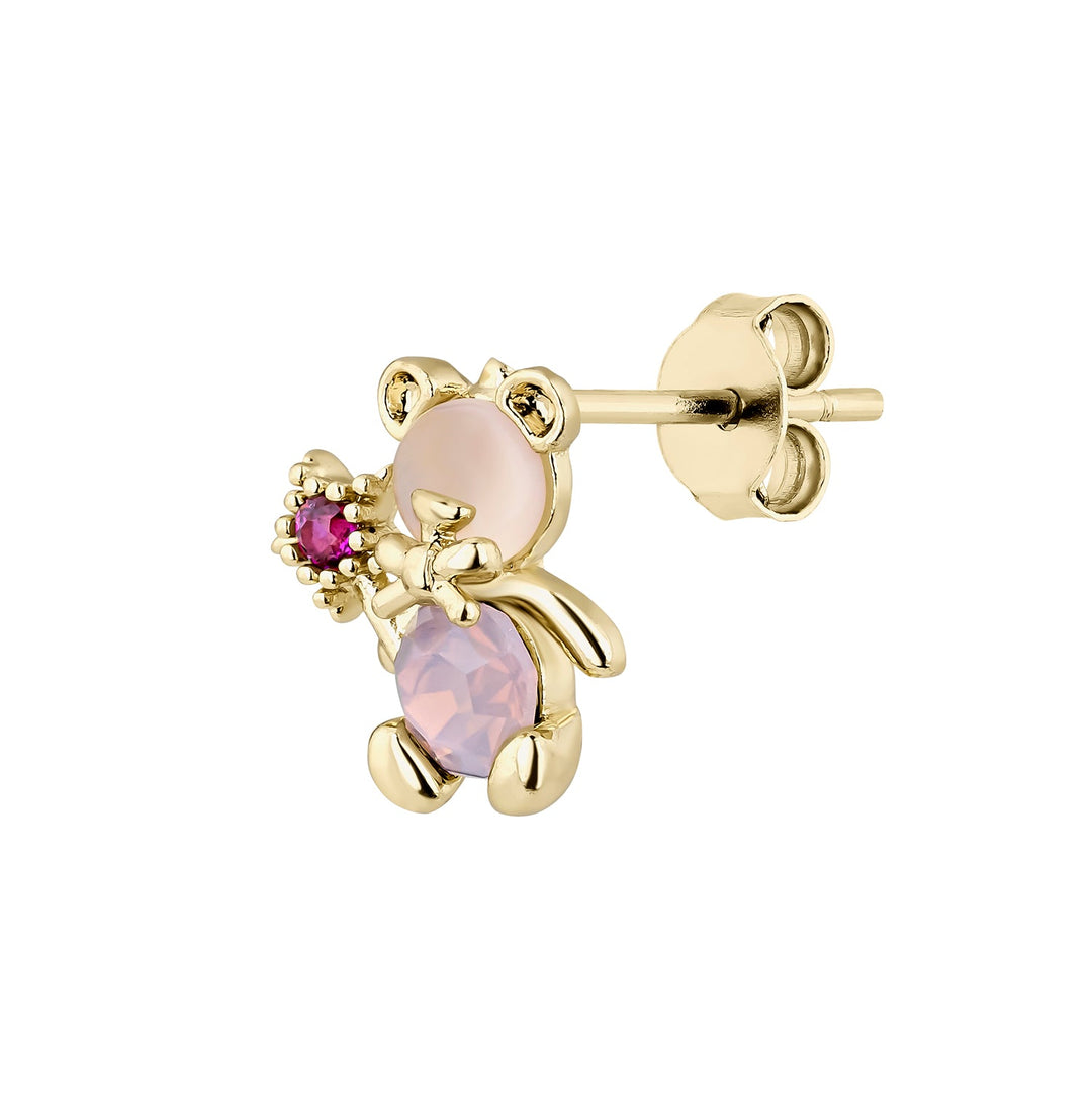 CUTE-BEAR PIERCING OHRRING