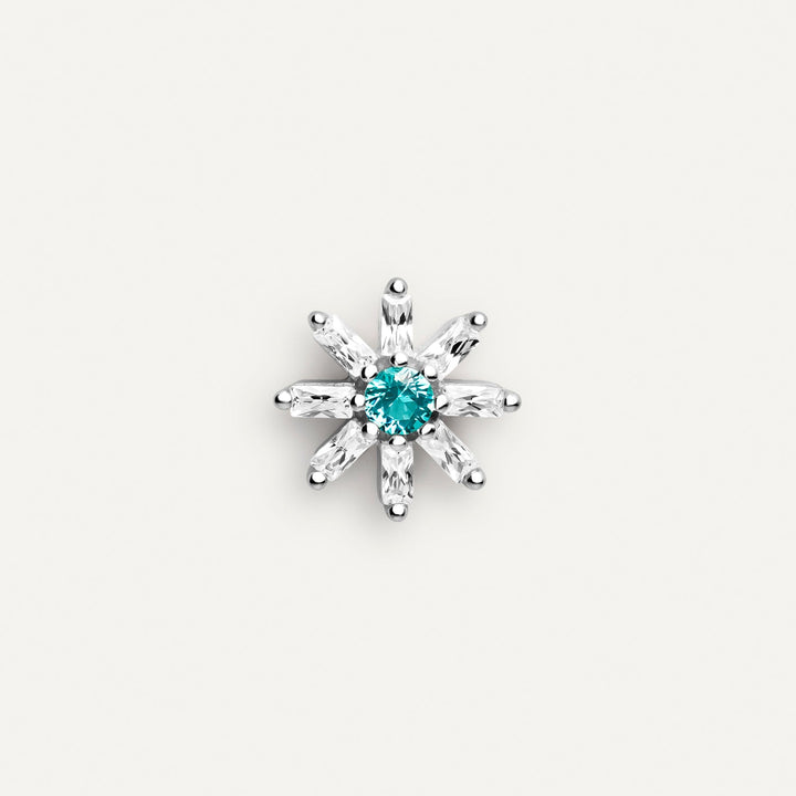 Silberner Piercing-Ohrring Daysi