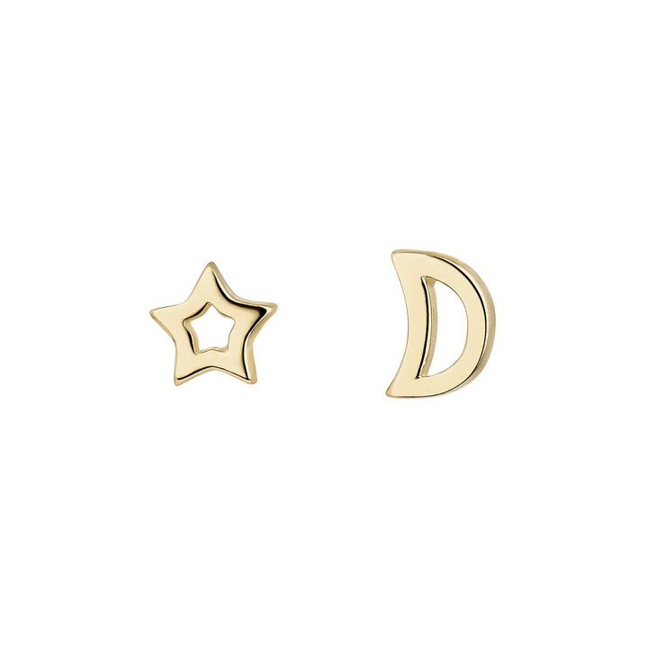 BRINCOS ASSIMÉTRICOS LUNE ET ÉTOILE