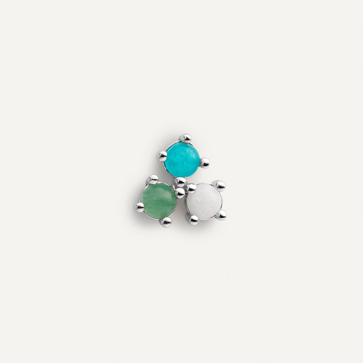 PIERCING OORBEL GRIJS ZEPHYRA