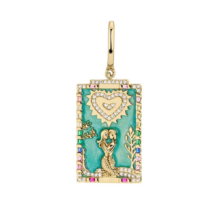 PIERCING OORBEL RING TAROTKAARTEN DE GELIEFDE