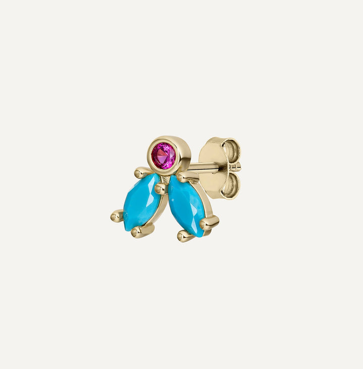 PIERCING OORBEL TURKIS SWEET