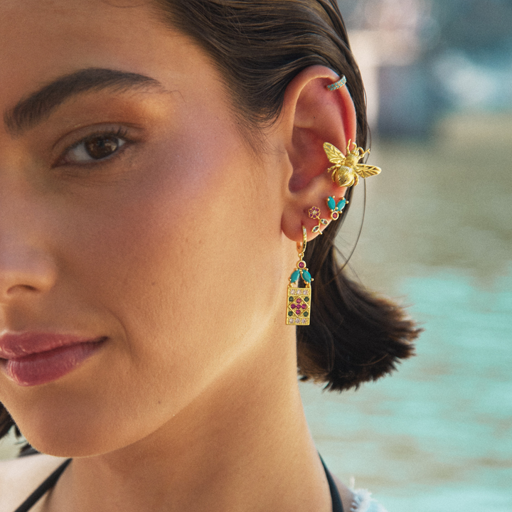 PIERCING OORBEL TURKIS SWEET