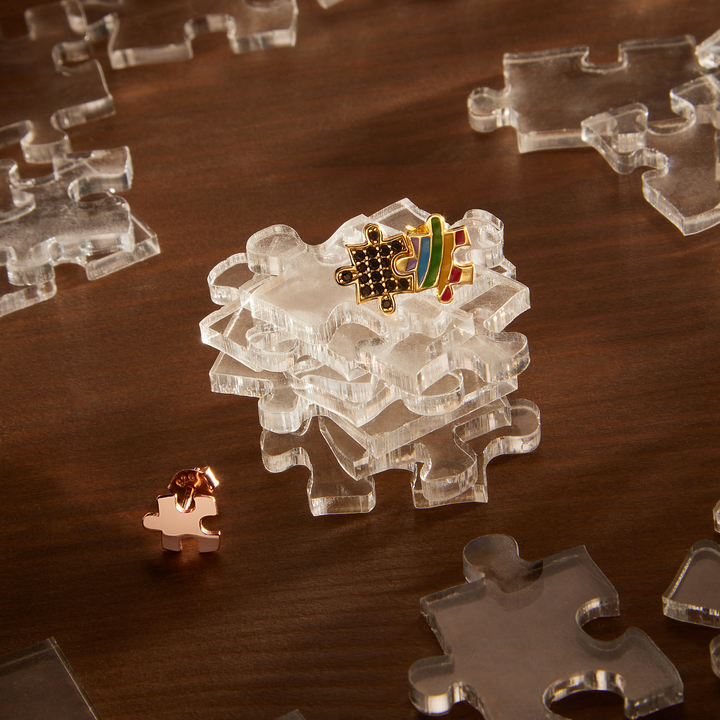 AUSKARS PIERCINGS SOUL PUZZLE BALLĪTES DZĪVNIEKS