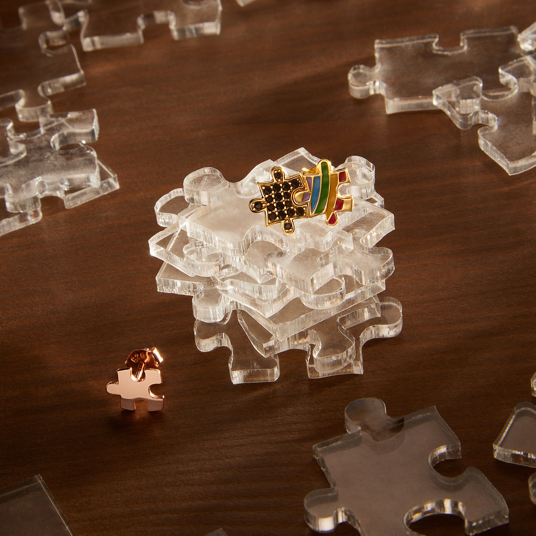 PENDIENTE PIERCING SOUL PUZZLE DIE KREATIVE FREIE SEELE