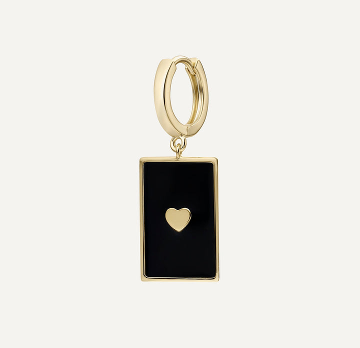 AUSKARS PIERCING SIRDS ARO BLACK HEART